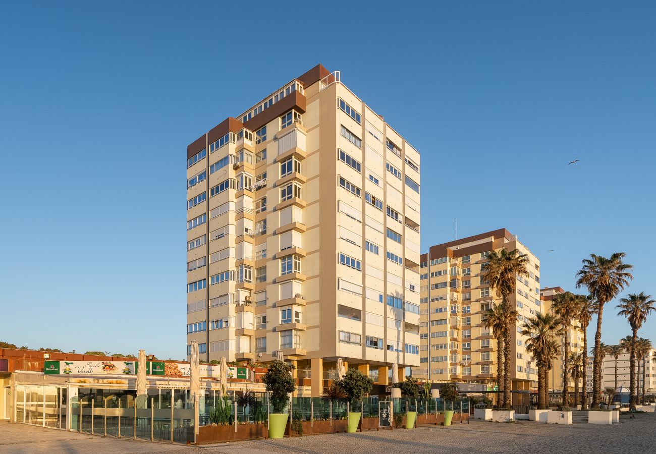 Ferienwohnung in Costa de Caparica - Horizonte Azul , Frente mar & Piscina