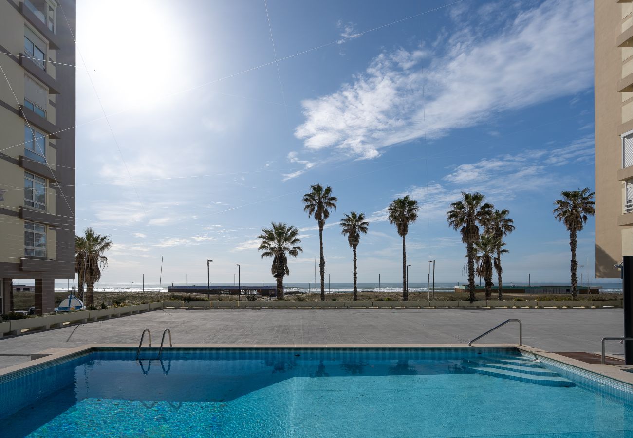 Ferienwohnung in Costa de Caparica - Horizonte Azul , Frente mar & Piscina