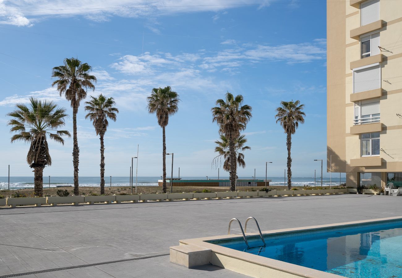 Ferienwohnung in Costa de Caparica - Horizonte Azul , Frente mar & Piscina