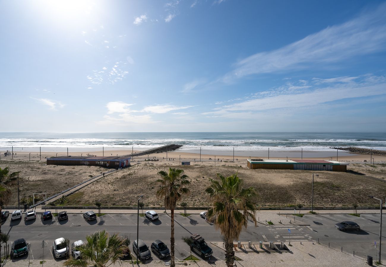 Ferienwohnung in Costa de Caparica - Horizonte Azul , Frente mar & Piscina